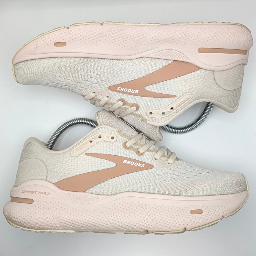 Brooks Ghost Max Faded Rose Rosette Womens 8.5 Medium B UK 6.5 Running Shoes - Picture 7 of 10